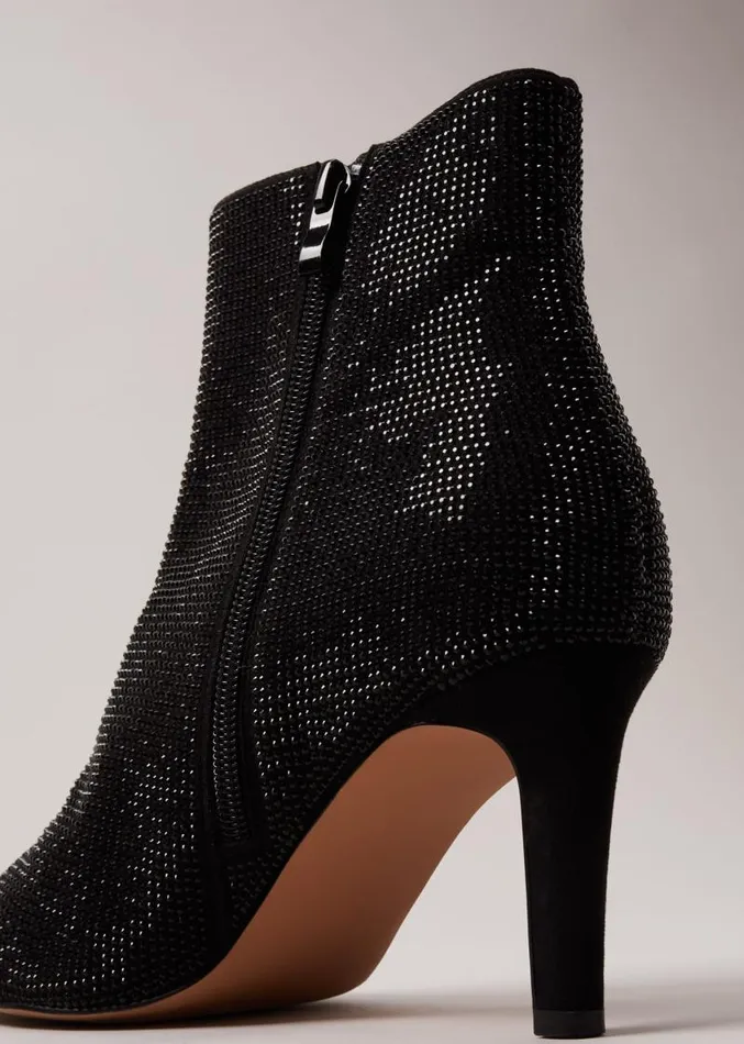 Black Sparkly Boots Black Women Phase Eight Boots