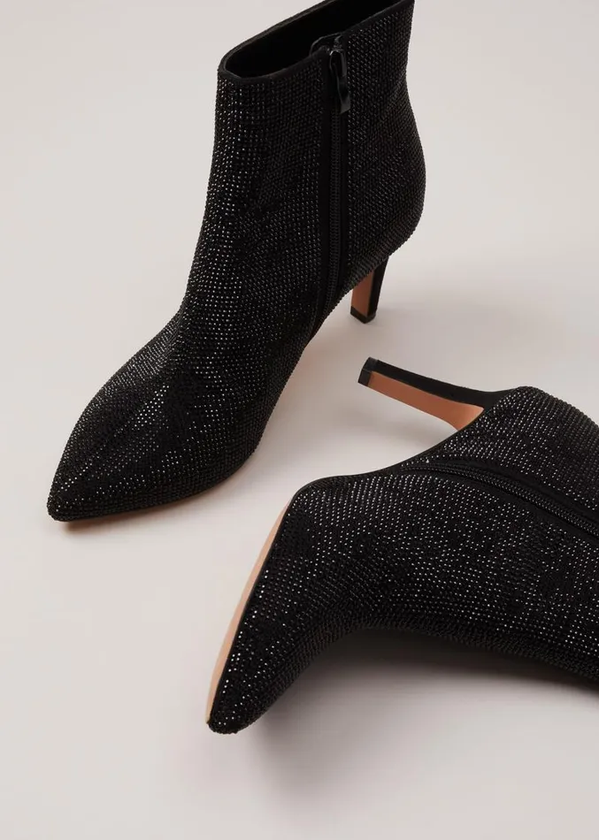 Black Sparkly Boots Black Women Phase Eight Boots