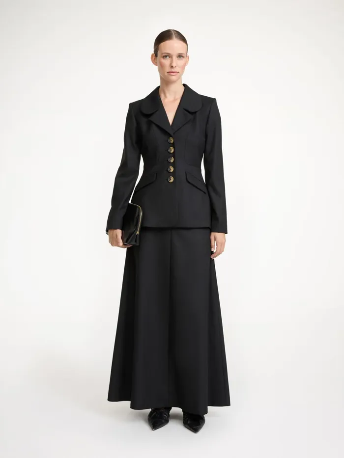 Blazers Women By Malene Birger Adrienna SingleBreasted Blazer Black