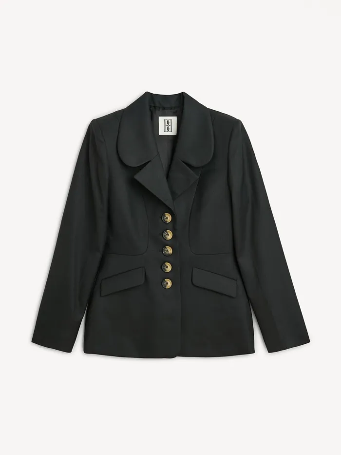 Blazers Women By Malene Birger Adrienna SingleBreasted Blazer Black