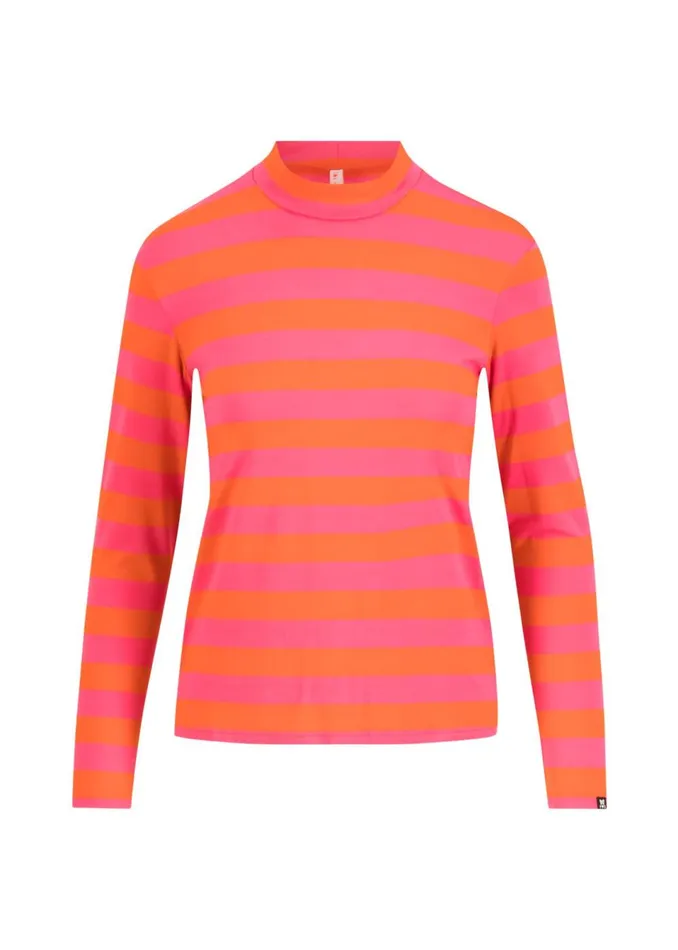Blutsgeschwister Breton Shirt Lonely Lips Turtle Pink Women Tops