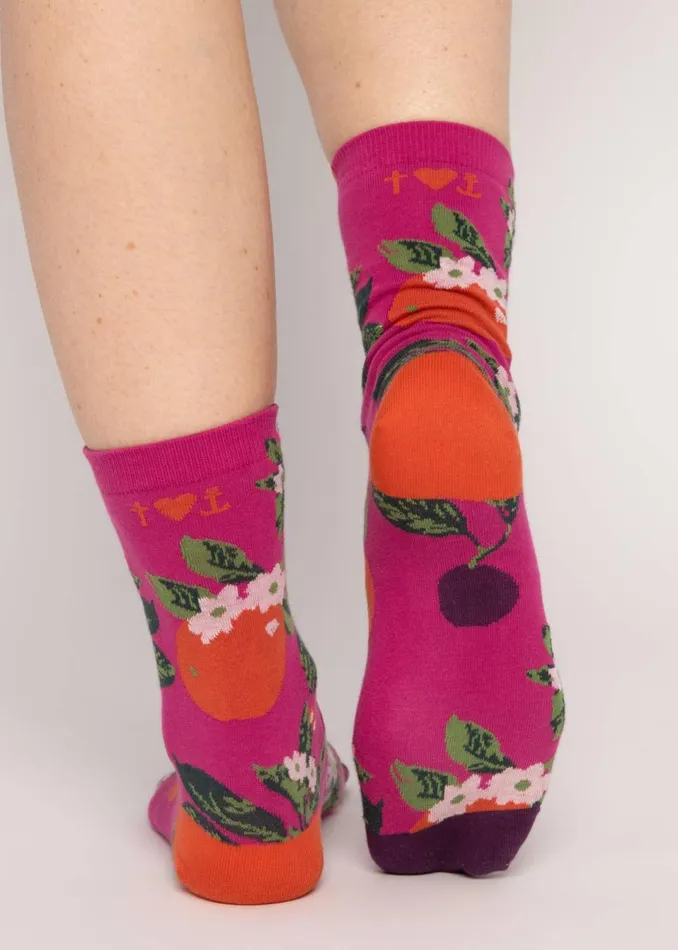 Blutsgeschwister Cotton Socks Sensational Steps Purple Women Other Accessoires