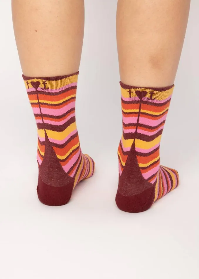 Blutsgeschwister Cotton Socks Sensational Steps Yellow Women Other Accessoires