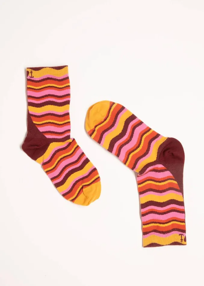 Blutsgeschwister Cotton Socks Sensational Steps Yellow Women Other Accessoires