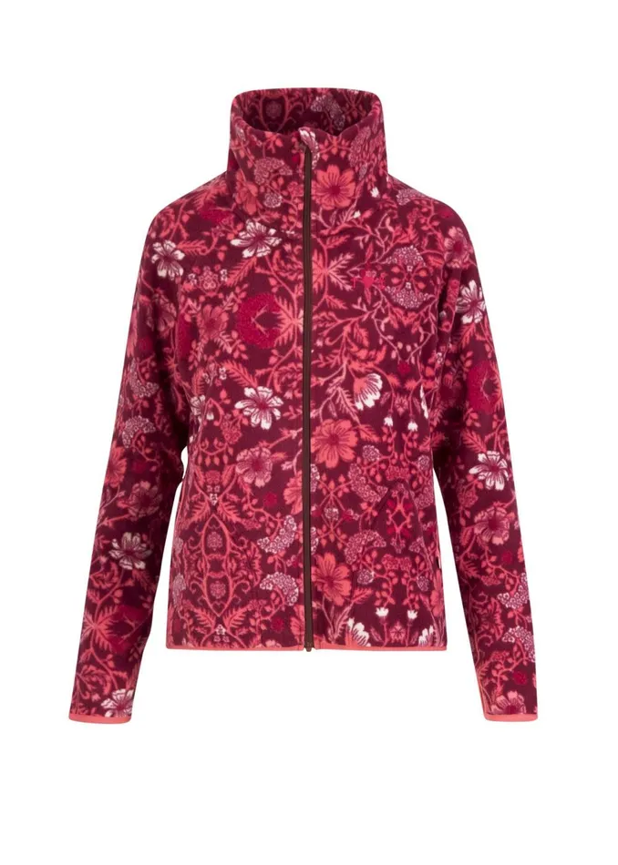 Blutsgeschwister Fleece Jacket Httenzauber Pink Women Jackets and Coats