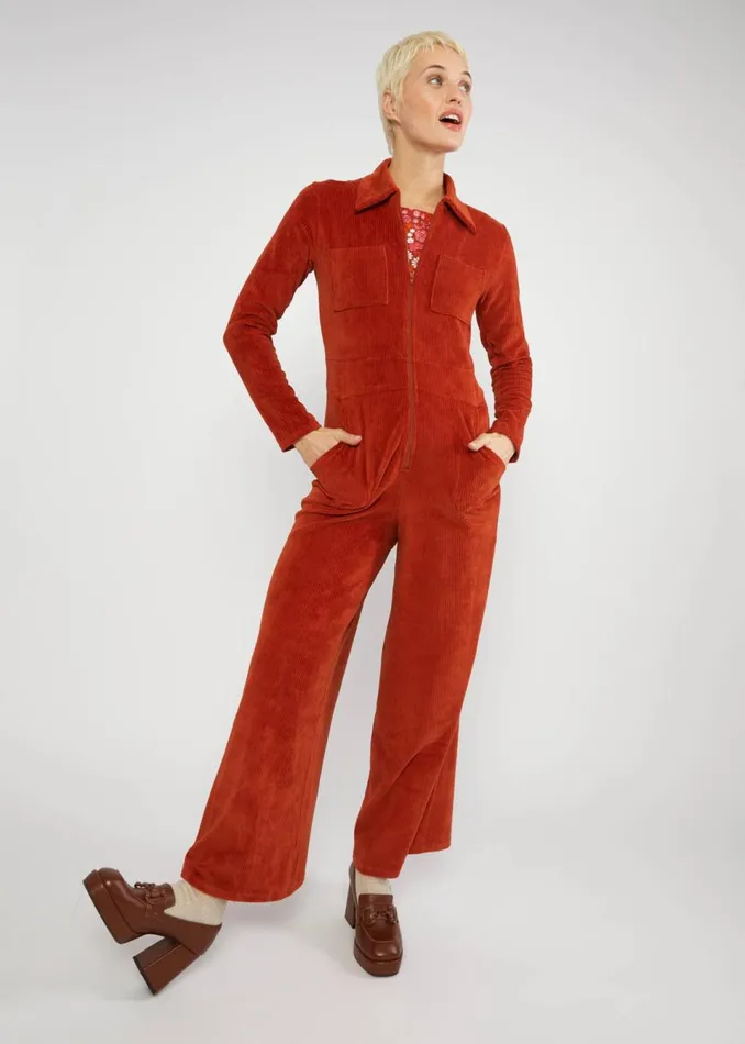 Blutsgeschwister Jumpsuit Jolly Molly Brown Women Jumpsuits
