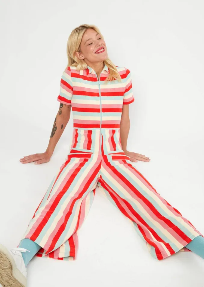 Blutsgeschwister Jumpsuit Rene Love Red Women Trousers