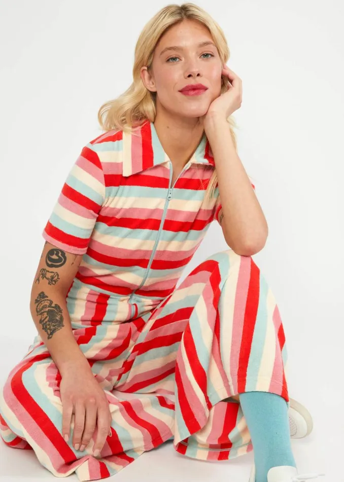 Blutsgeschwister Jumpsuit Rene Love Red Women Trousers