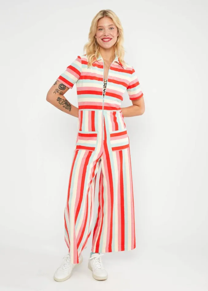 Blutsgeschwister Jumpsuit Rene Love Red Women Trousers