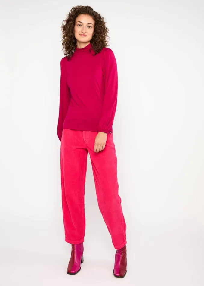 Blutsgeschwister Longsleeve Lonely Lips Angel Red Women Tops