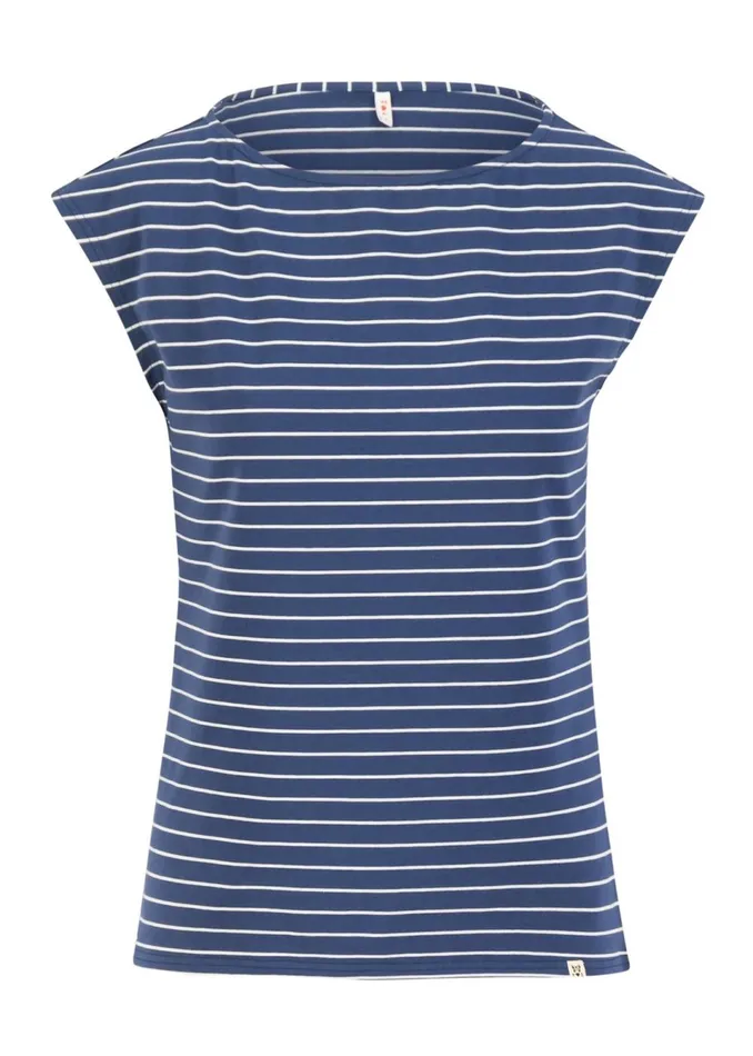 Blutsgeschwister Sleeveless Top Boxy Babe Blue Women Tops