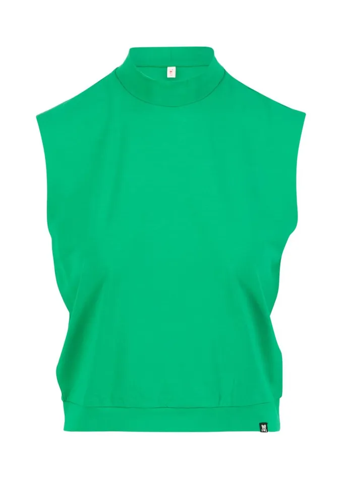 Blutsgeschwister Sleeveless Top Tiny Turtle Green Women Tops