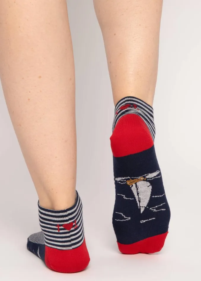 Blutsgeschwister Socks Sensation Steps Snkr Blue Women Other Accessoires