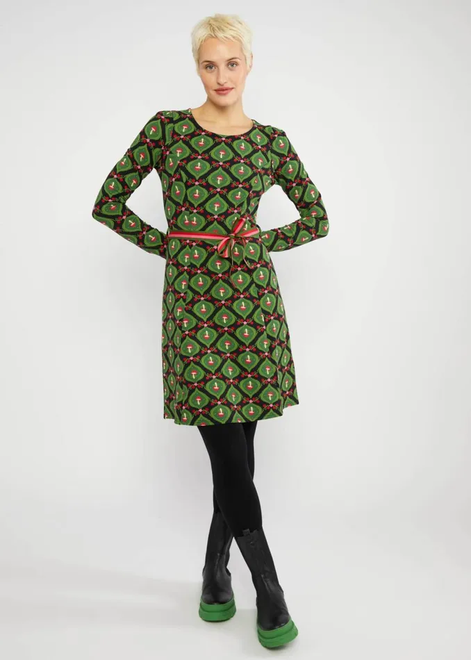 Blutsgeschwister Sweat Dress Trs Charmeuse Black Women Dresses