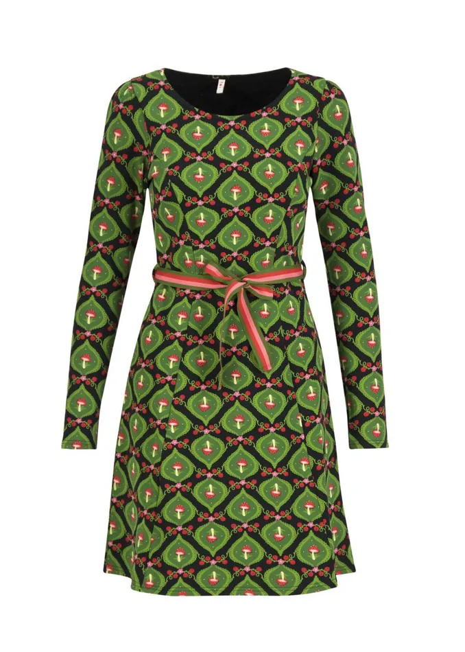 Blutsgeschwister Sweat Dress Trs Charmeuse Black Women Dresses