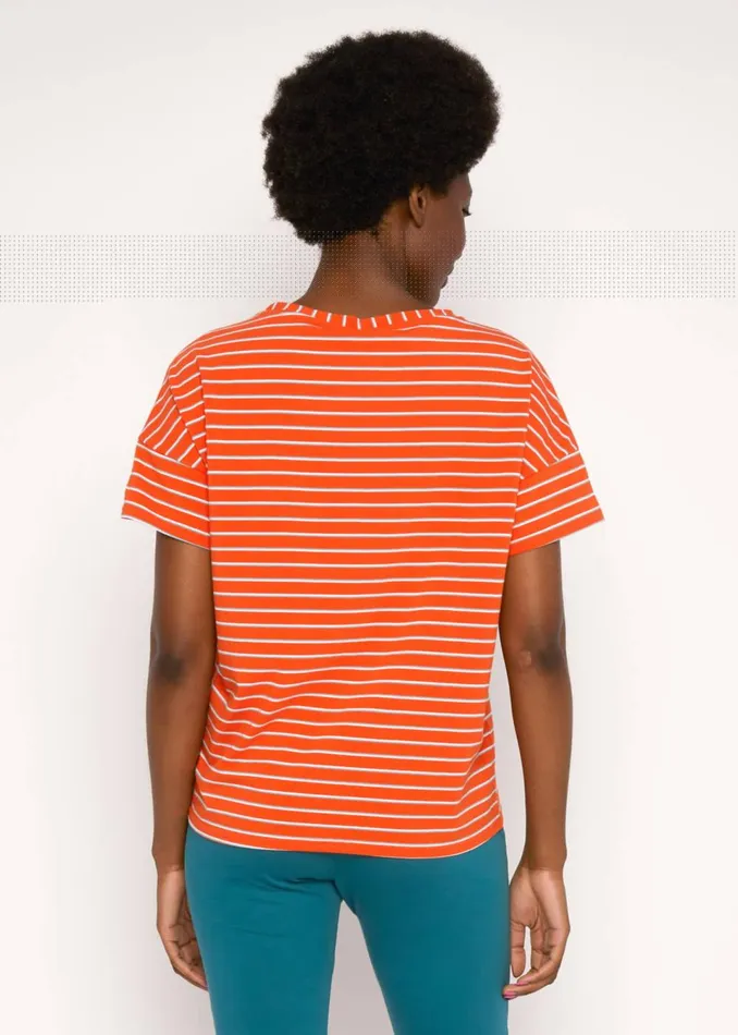 Blutsgeschwister TShirt The Generous One Orange Women Tops