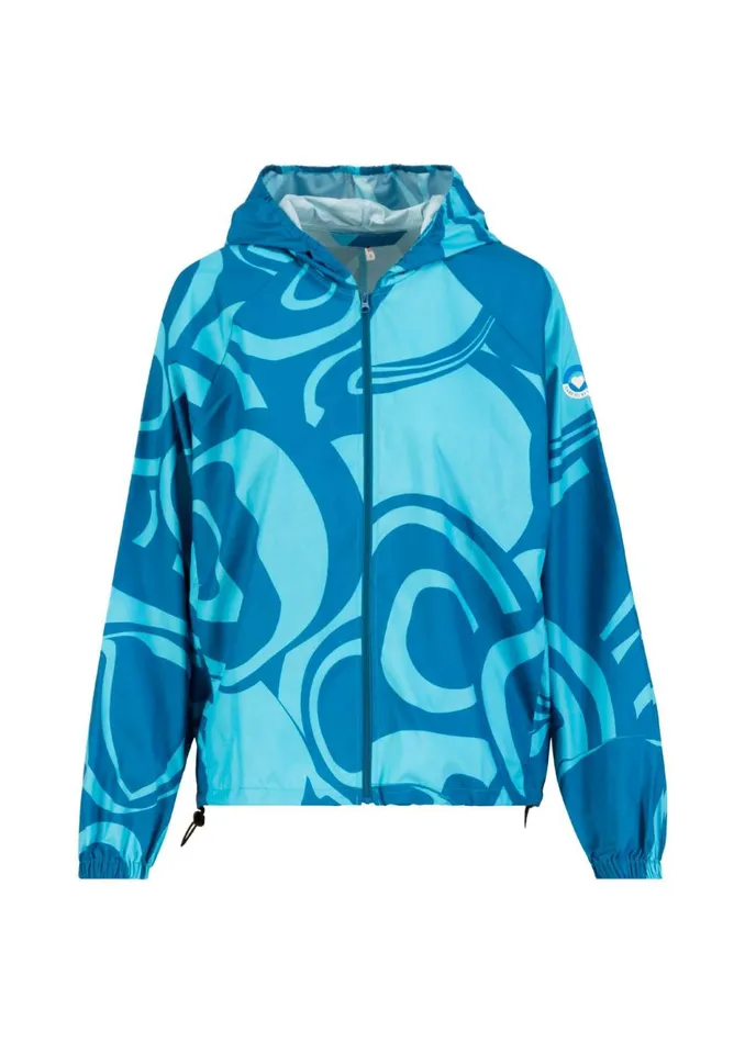 Blutsgeschwister Ultralight Windbreaker Easy Breezy Blue Women Jackets and Coats