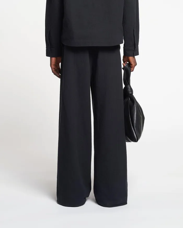 Borre WashedCanvas Pants Black Men Nanushka Pants