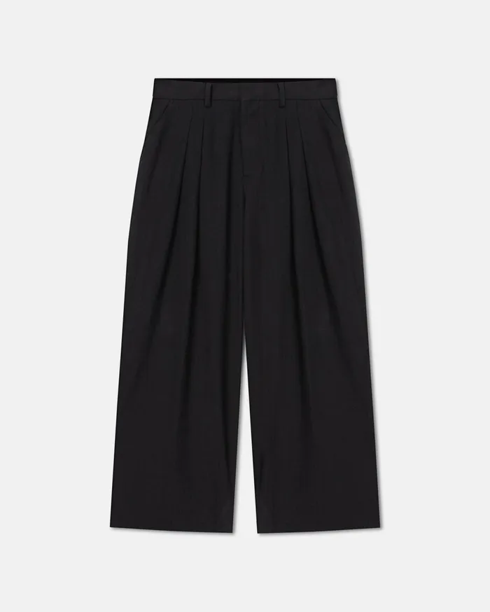 Borre WashedCanvas Pants Black Men Nanushka Pants