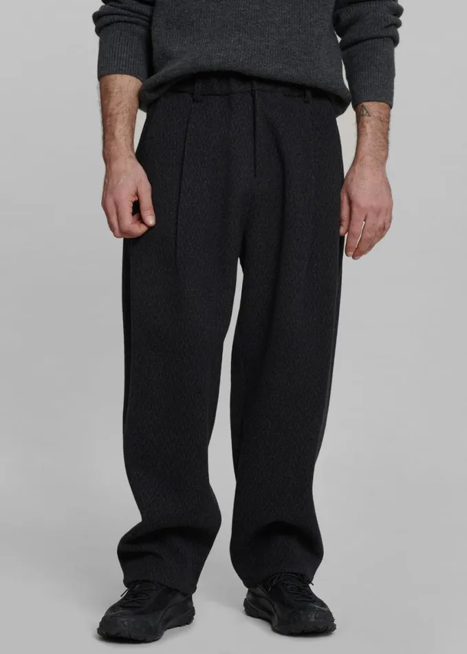 Bottoms Men The Frankie Shop Felix Trousers 8211 Charcoal