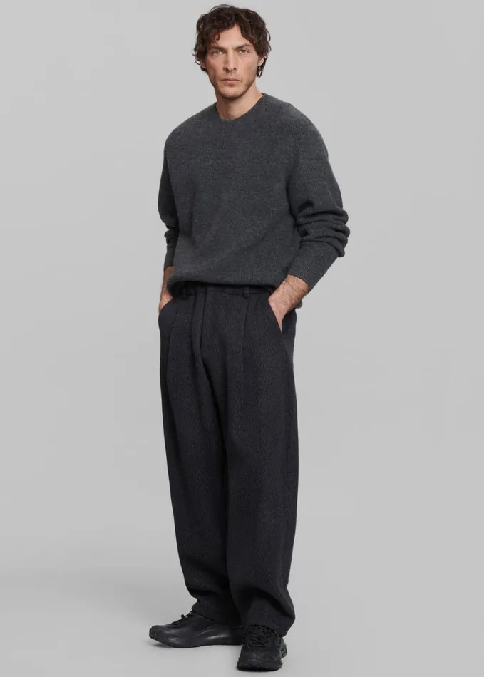 Bottoms Men The Frankie Shop Felix Trousers 8211 Charcoal