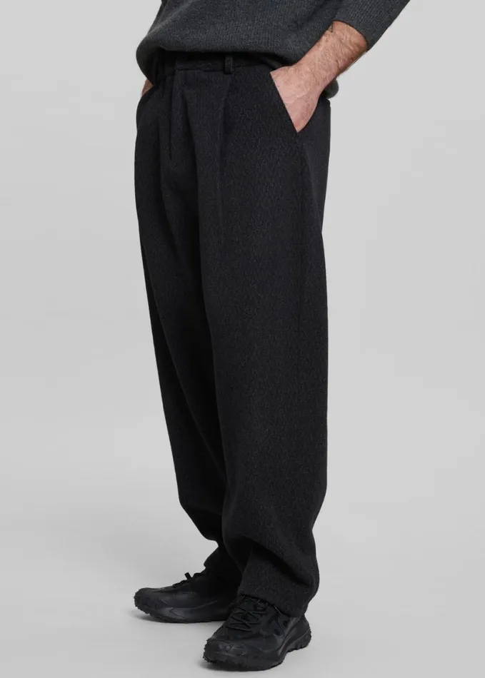 Bottoms Men The Frankie Shop Felix Trousers 8211 Charcoal