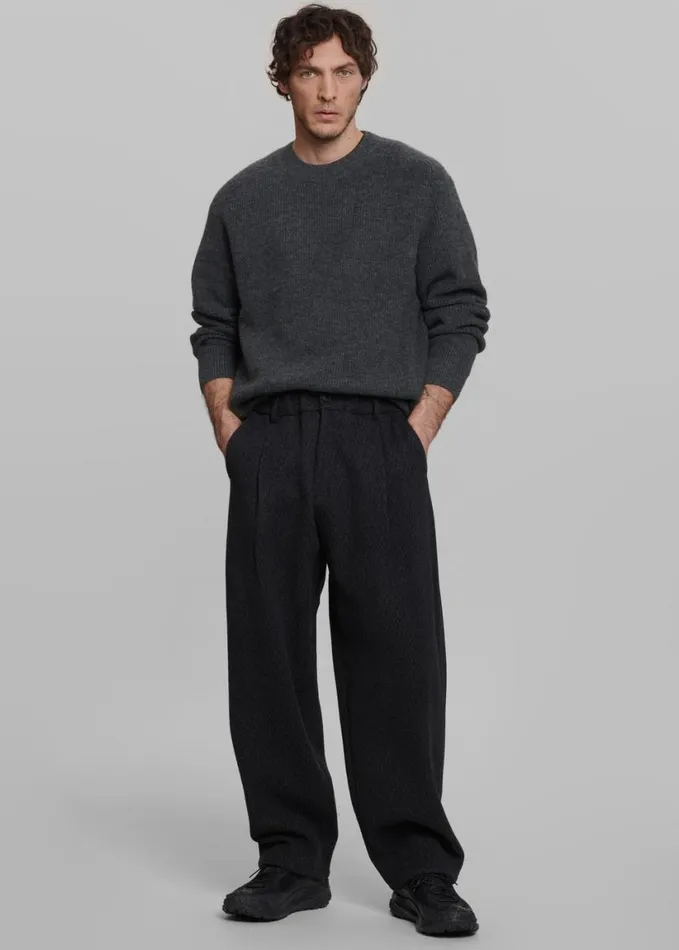 Bottoms Men The Frankie Shop Felix Trousers 8211 Charcoal