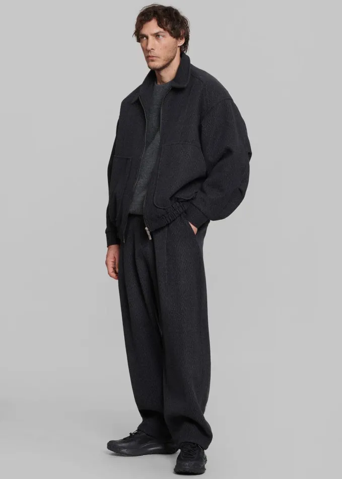 Bottoms Men The Frankie Shop Felix Trousers 8211 Charcoal