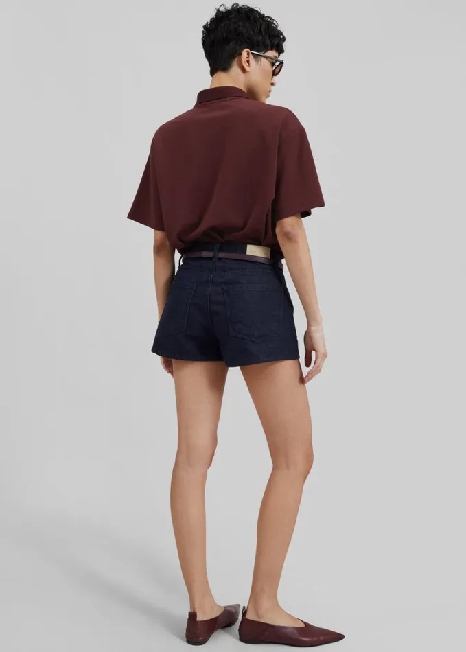 Bottoms Women The Frankie Shop Ashley Denim Shorts 8211 Raw Wash