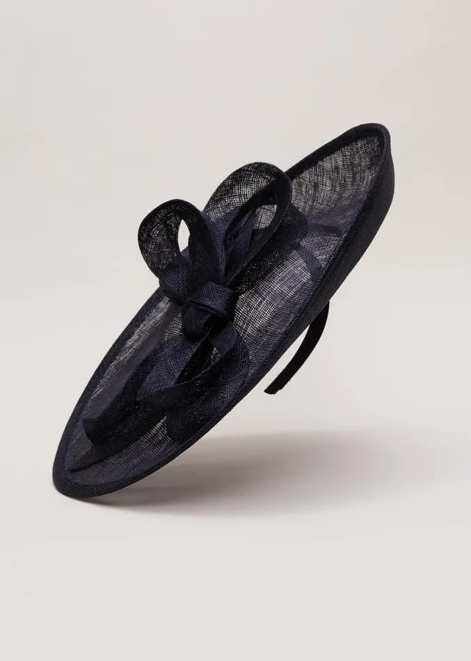 Bow Detail Statement Disc Fascinator Navy Women Phase Eight Fascinators and Hats Bow Detail Statement Disc Fascinator Navy Women Phase Eight Fascinators and Hats