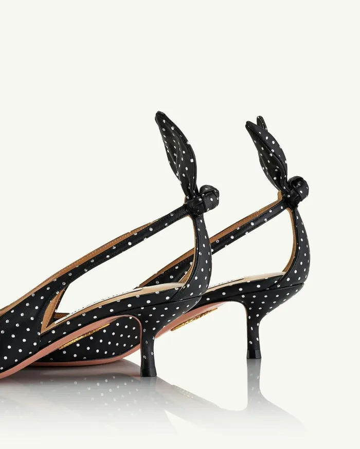 Bow Tie Pump 50 Black Women Aquazzura Pumps Bow Tie Pump 50 Black Women Aquazzura Pumps