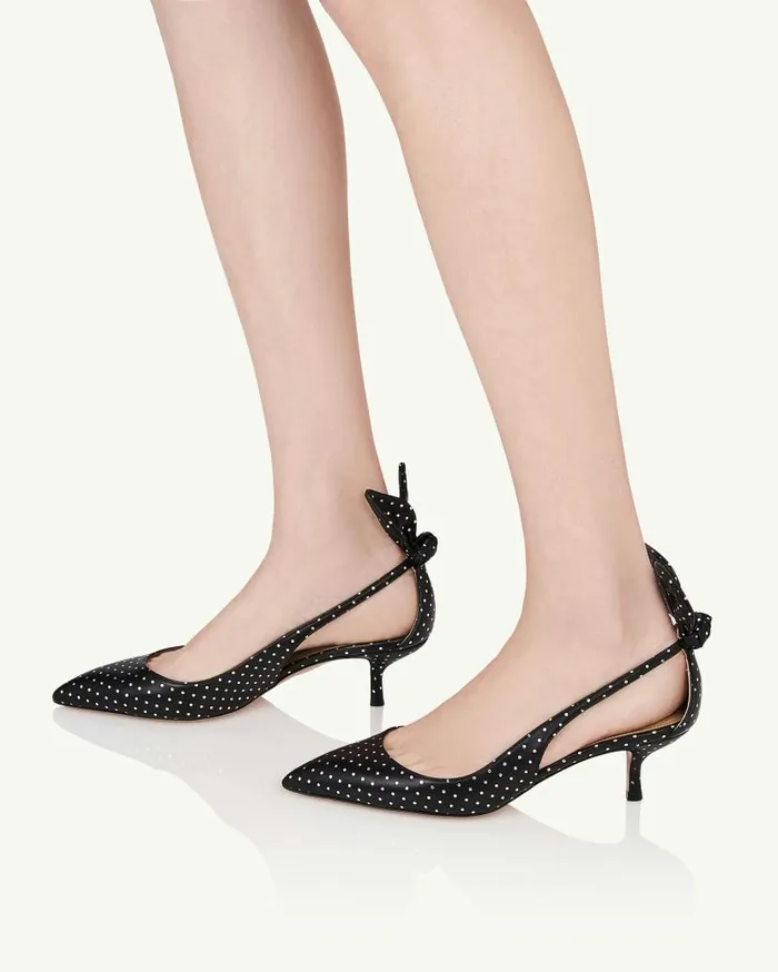 Bow Tie Pump 50 Black Women Aquazzura Pumps Bow Tie Pump 50 Black Women Aquazzura Pumps