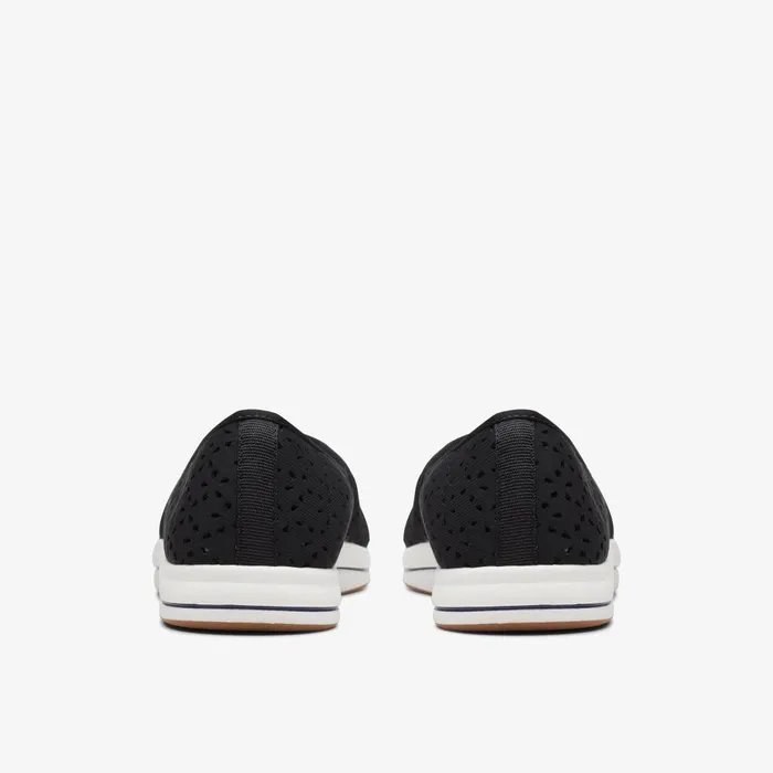 Breeze Emily Black Women Clarks Flats