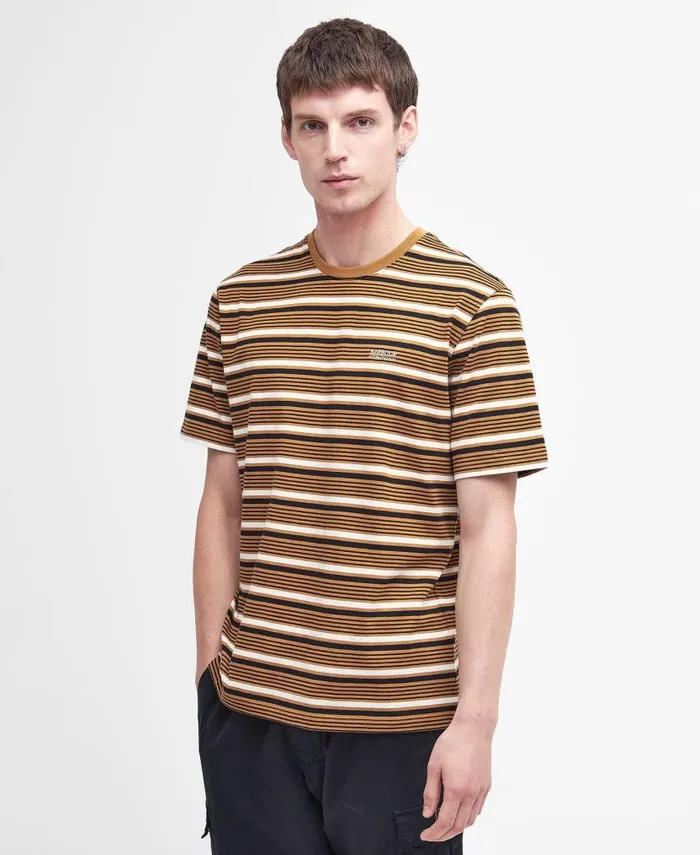Bristol Striped TShirt Desert Men Barbour TShirts