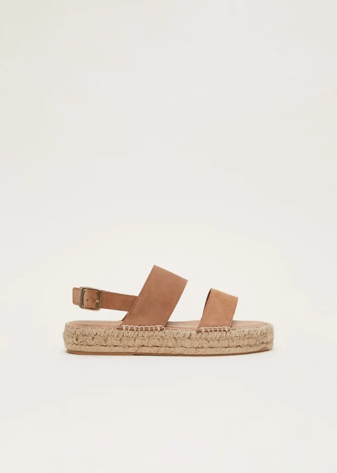 Brown Suede Chunky Sandals Tan Women Phase Eight Sandals