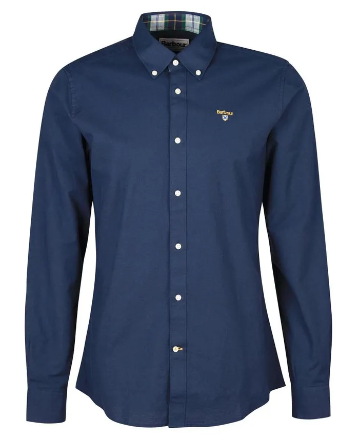 Camford Tailored Shirt White Men Barbour Shirts