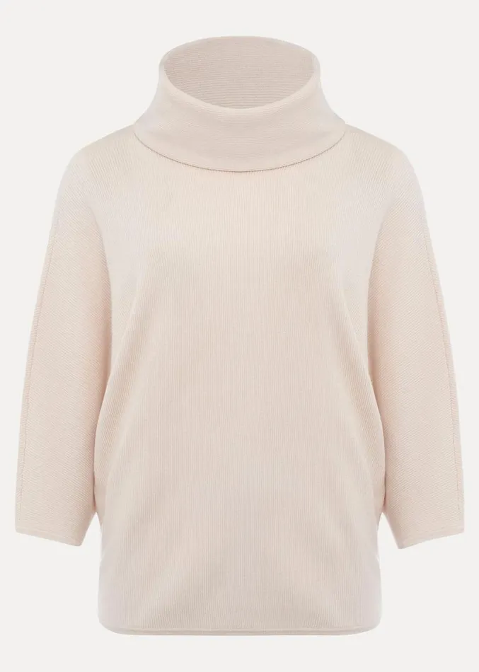 Camillan Cowl Neck Knit Jumper Pale Pink Women Phase Eight Knitwear