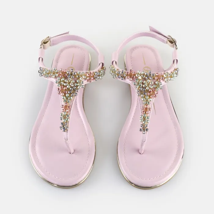 Capri Flower Lavender Buffalo Sandals and Slides Capri Flower Lavender Buffalo Sandals and Slides