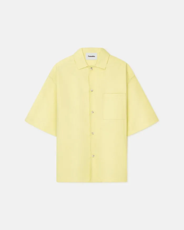 Caspian Poplin Shirt Lumen Men Nanushka Tops