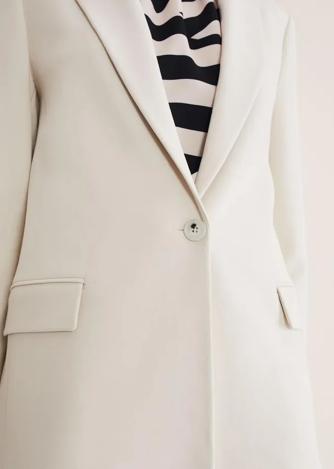 Celyn Single Breasted Blazer Almond Women Phase Eight Jackets