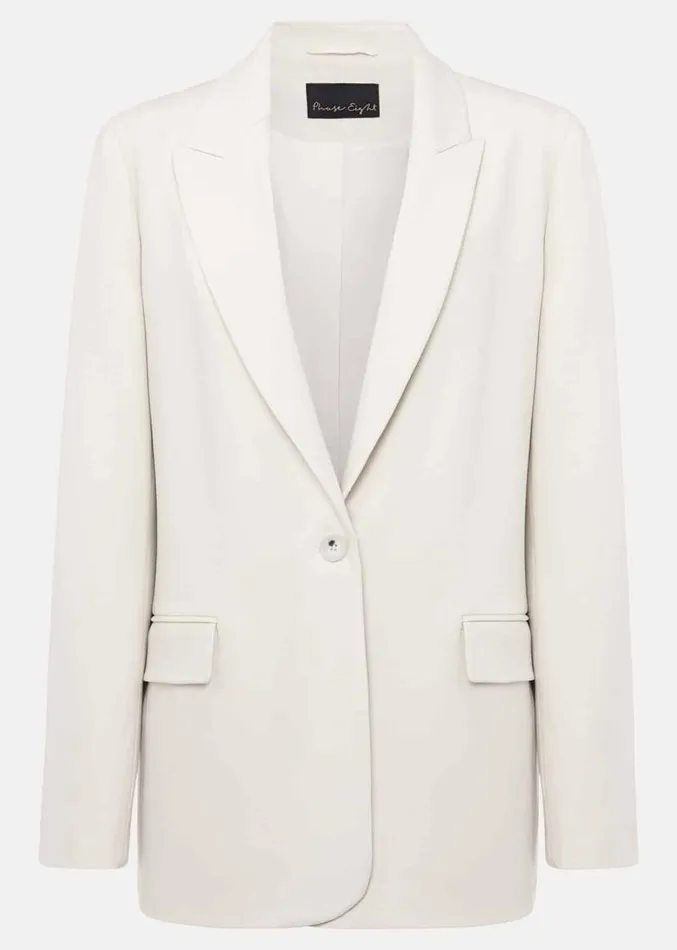Celyn Single Breasted Blazer Almond Women Phase Eight Jackets
