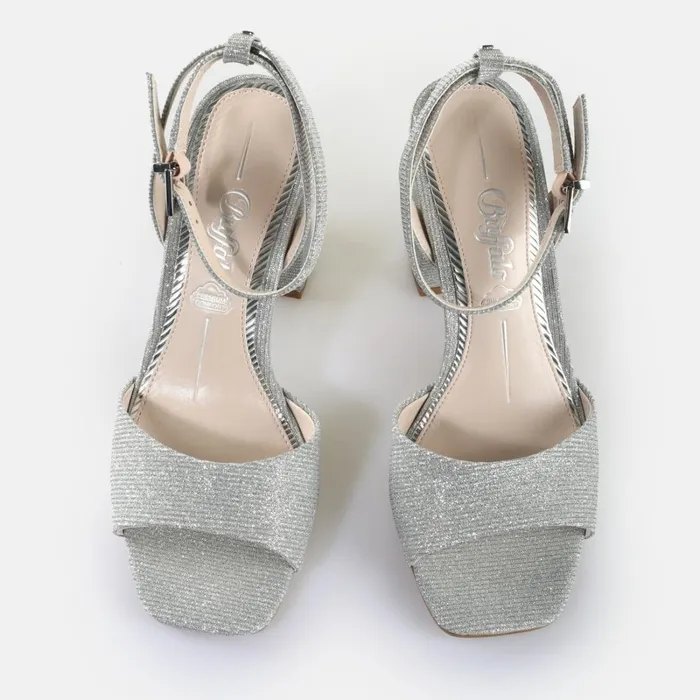 Charlotte Neat Silver Buffalo Heels Charlotte Neat Silver Buffalo Heels