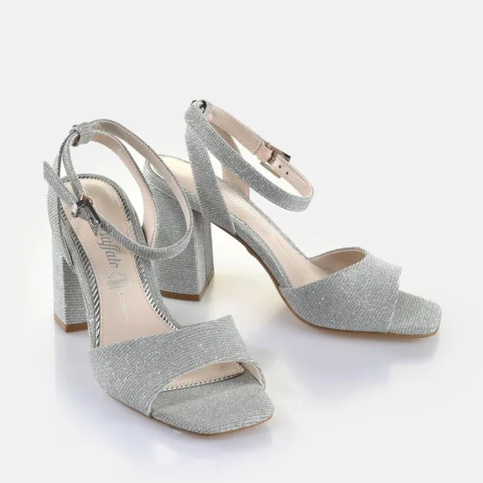 Charlotte Neat Silver Buffalo Heels Charlotte Neat Silver Buffalo Heels