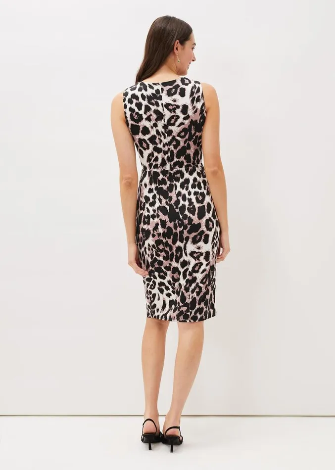Chelsie Leopard Print Sleeveless Jersey Dress Multicoloured Women Phase Eight Dresses Chelsie Leopard Print Sleeveless Jersey Dress Multicoloured Women Phase Eight Dresses