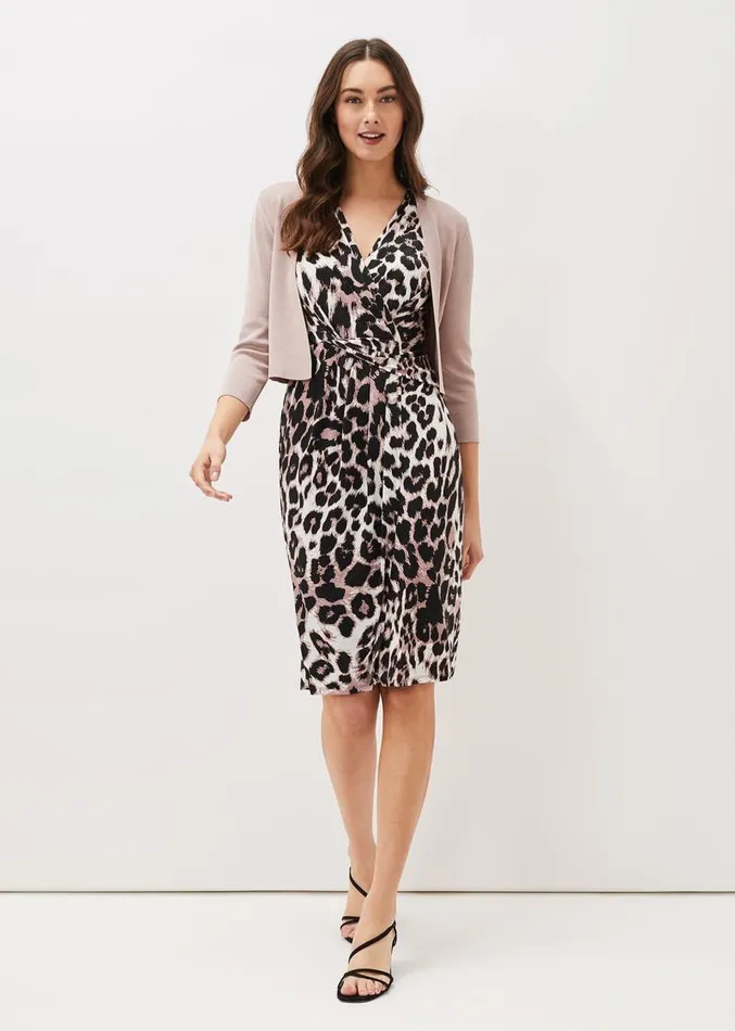 Chelsie Leopard Print Sleeveless Jersey Dress Multicoloured Women Phase Eight Dresses Chelsie Leopard Print Sleeveless Jersey Dress Multicoloured Women Phase Eight Dresses