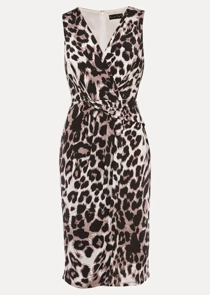 Chelsie Leopard Print Sleeveless Jersey Dress Multicoloured Women Phase Eight Dresses Chelsie Leopard Print Sleeveless Jersey Dress Multicoloured Women Phase Eight Dresses