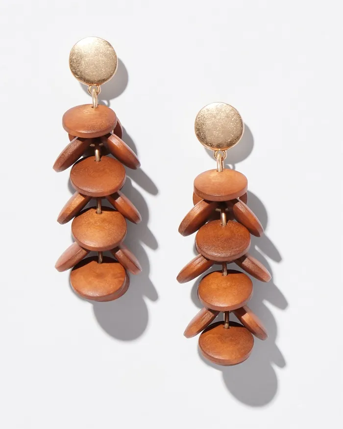 Chico039s Brown Cluster Earrings Brown Women Earrings