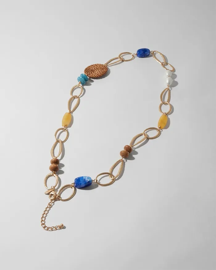 Chico039s Long SingleStrand Necklace Multi Women Necklaces