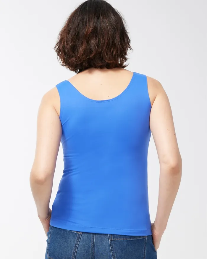 Chico039s Microfiber Tank Amparo Blue Women Tees