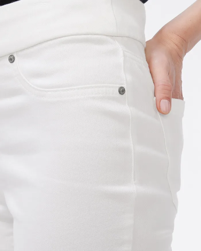 Chico039s NoStain White Denim Ankle Jeggings Alabaster Women Jeans and Denim